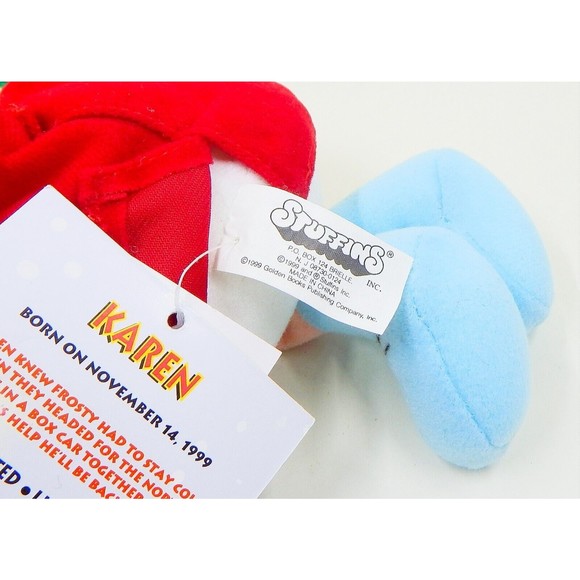 Karen Plush From "Frosty the Snowman" Stuffins CVS w/Tag 1999 - Picture 6 of 9
